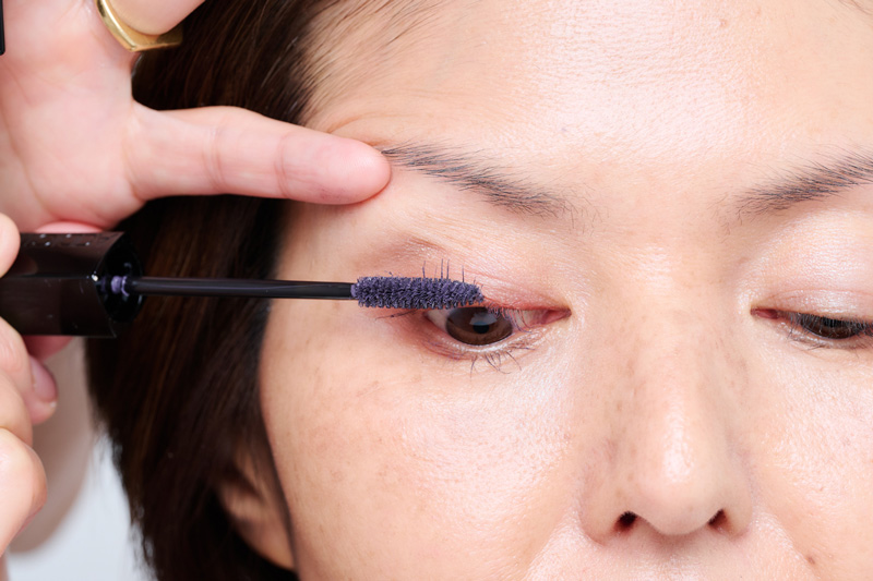 画像2: step_4 マスカラを塗る