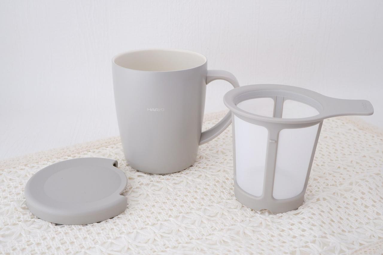 画像: ストレーナーとフタがセットに。メッシュストレーナーは、目が細かく微粉が出にくい