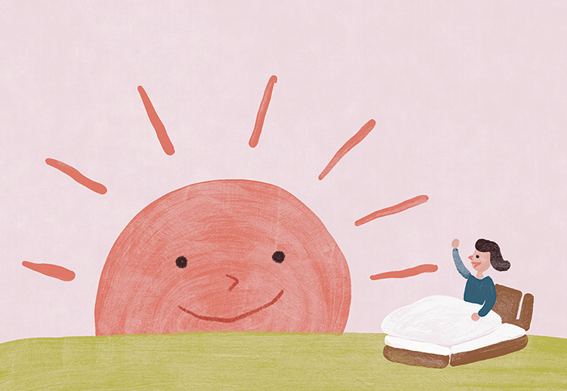 画像: 04 立春を過ぎたら徐々に早起き生活を