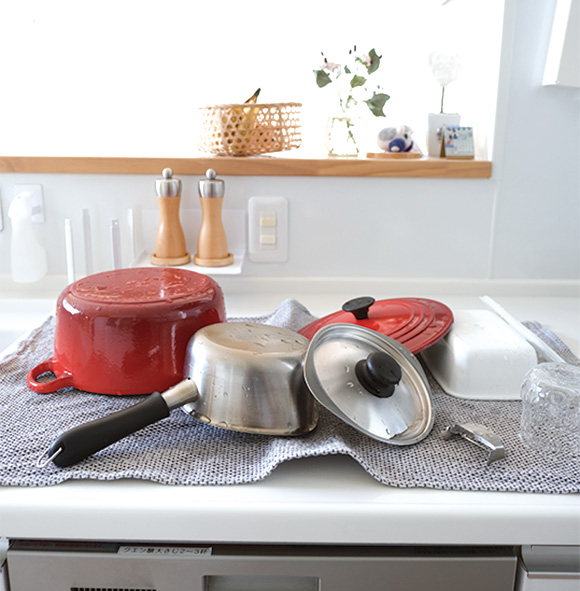 画像: 4.キッチンの洗いかご