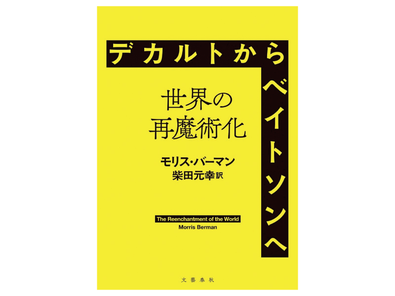 画像: 『デカルトからベイトソンへ 世界の再魔術化』（モリス・バーマン著　柴田元幸訳　文藝春秋）