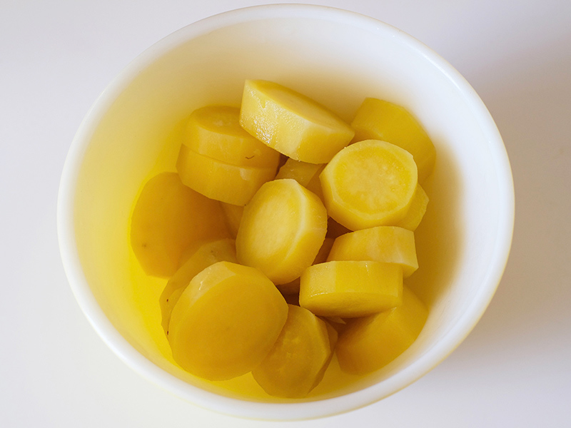 画像: 蒸したところ