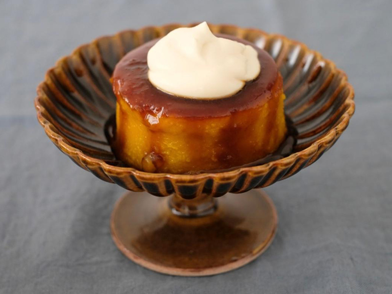 はなのお菓子｜かぼちゃプリン