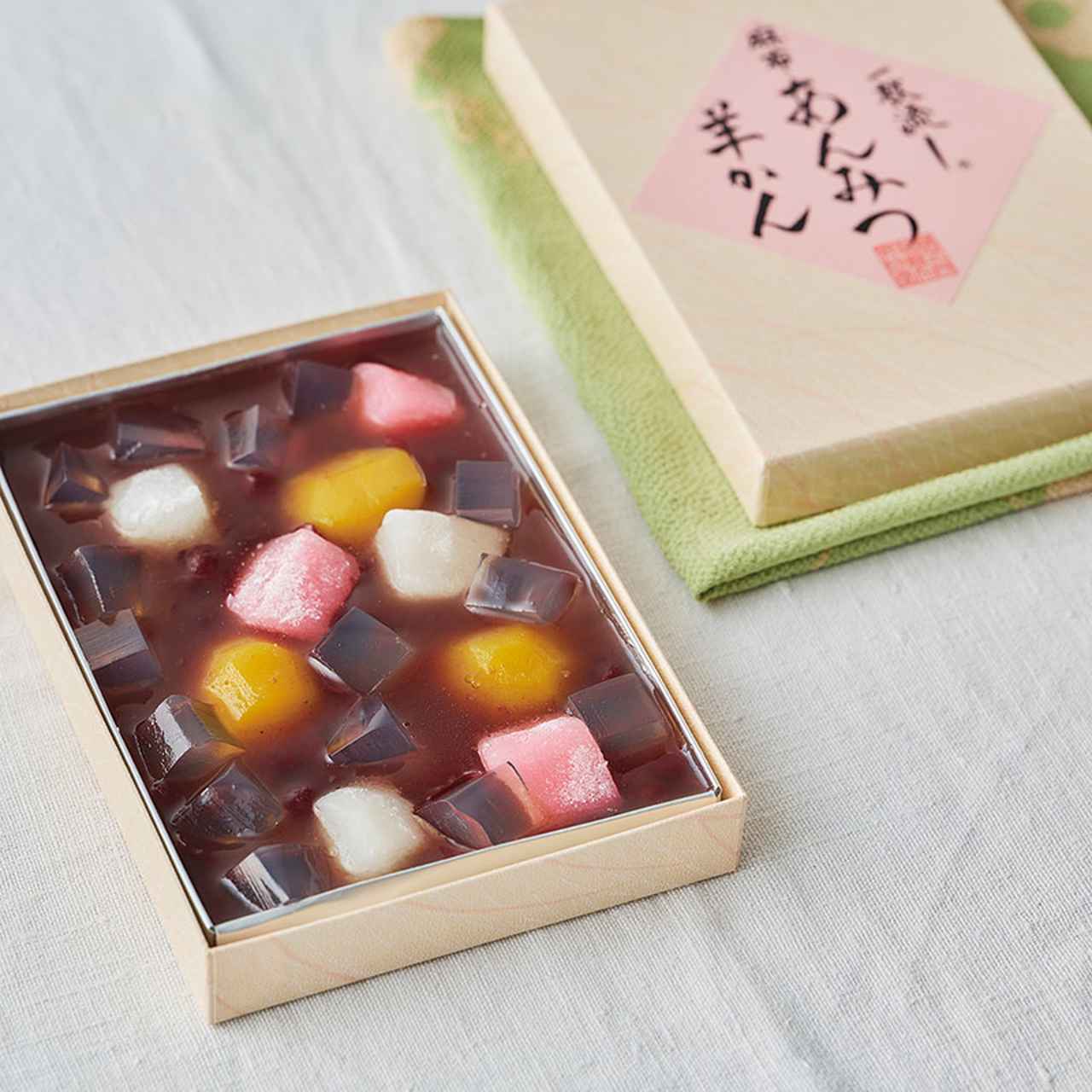 画像: 麻布昇月堂 一枚流し麻布あんみつ羊かん(小)