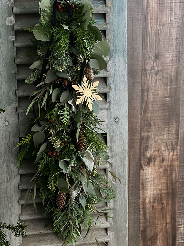 画像: ベツレヘムの星が輝くガーランド