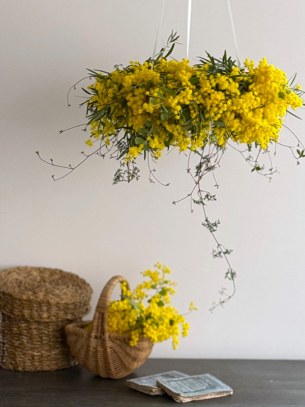 6つの形のナチュラルリース