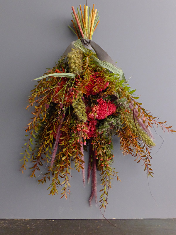 6つの形のナチュラルリース