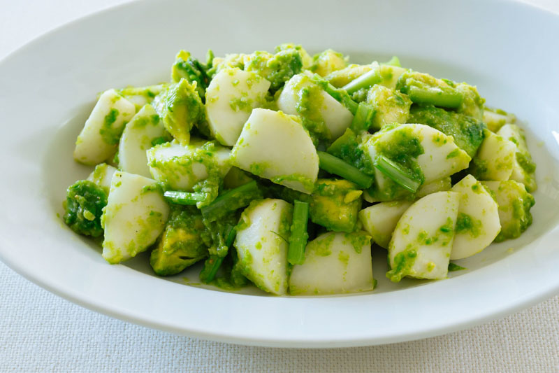 画像: かぶとアボカドのチーズ炒めのつくり方