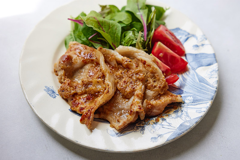 画像: 「みそマスタードポークジンジャー」のつくり方