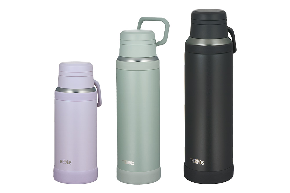 画像: 容量は750ｍL、1L、1.5Lの3サイズ。本体・全パーツ食洗機対応 「真空断熱ケータイマグ/JOY-750･1000･1500」【保温・保冷OK】 www.thermos.jp