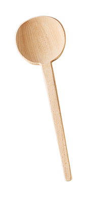 画像: おじや用の木製お玉