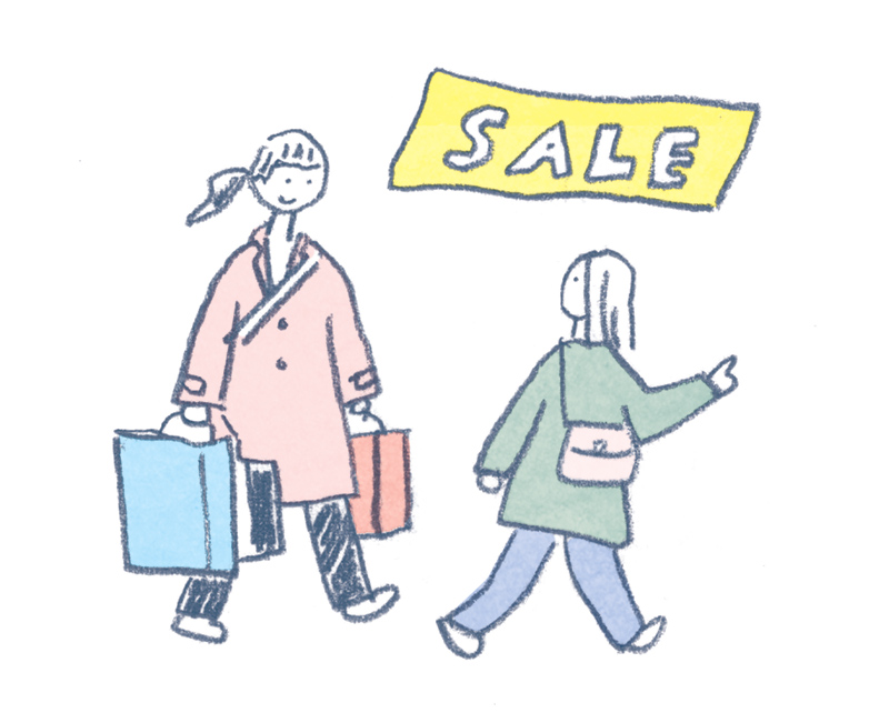 画像: 習慣４ 洋服は夏・冬2回セールでまとめ買いのみ