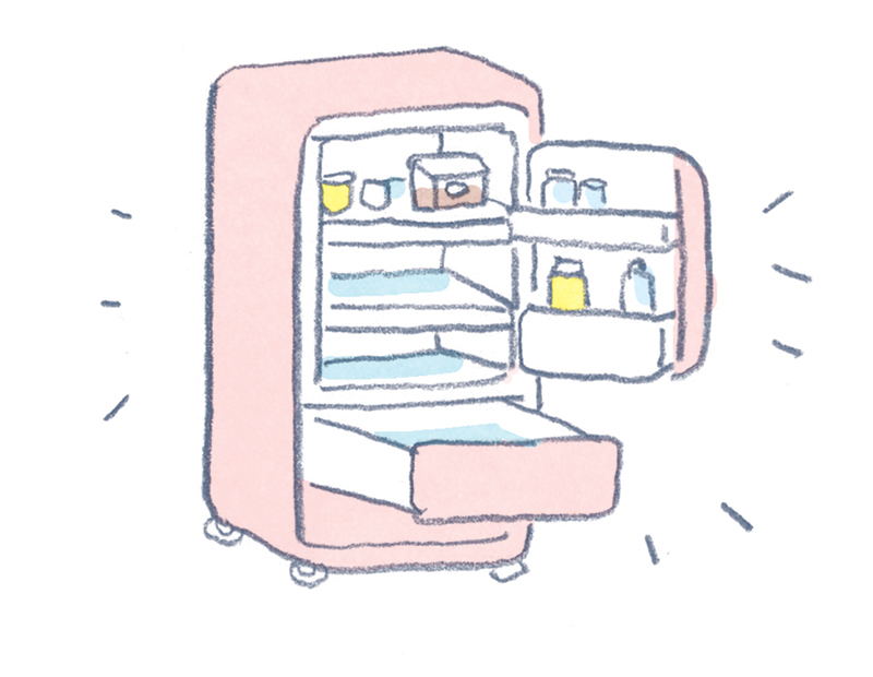 画像: 習慣１ 買い物は冷蔵庫を空っぽにしてから