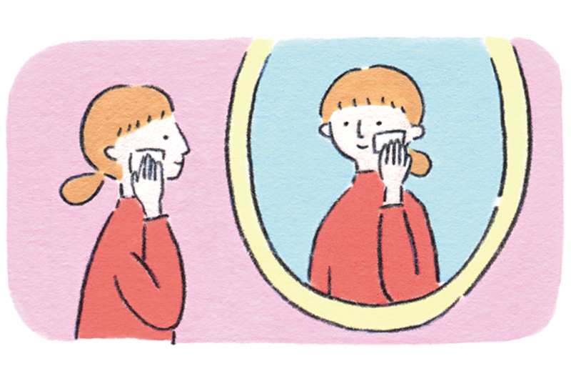 画像: クレンジングはふき取ってから洗う