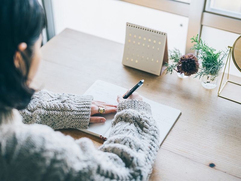 画像: 書くことは自分と向き合うこと