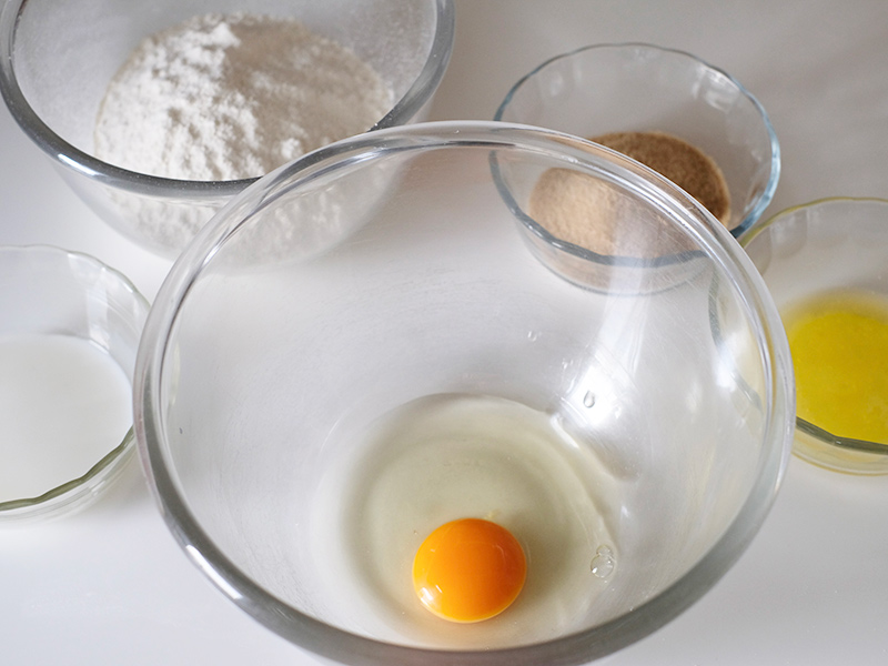 画像: 生地の材料は6つだけ