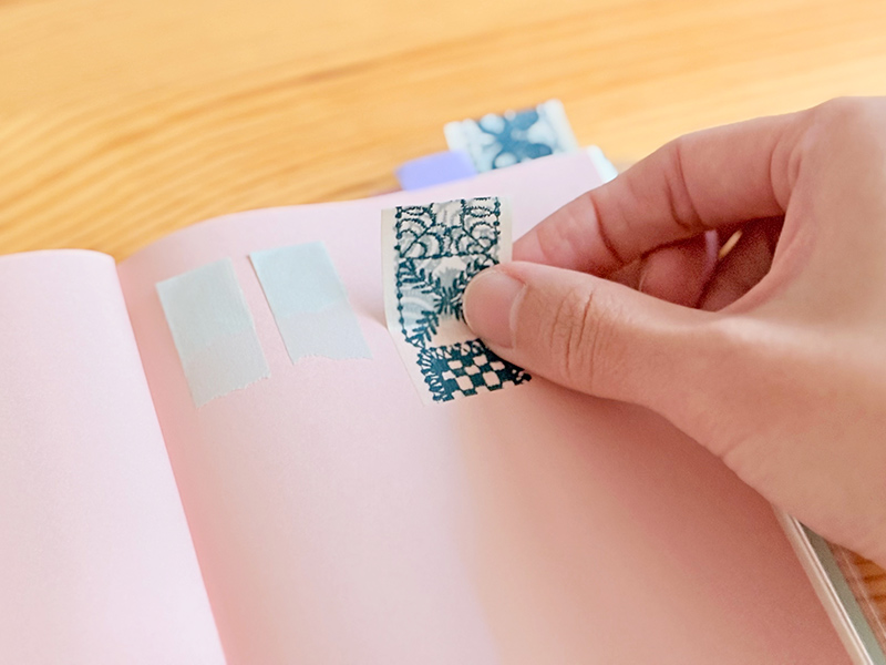 画像1: 手帖スタッフ・岡田の楽しみ方 03 見返しにはマスキングテープでつくった管理アイテムを