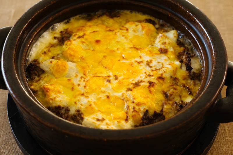 画像: 里いもと牛ひき肉のグラタンのつくり方