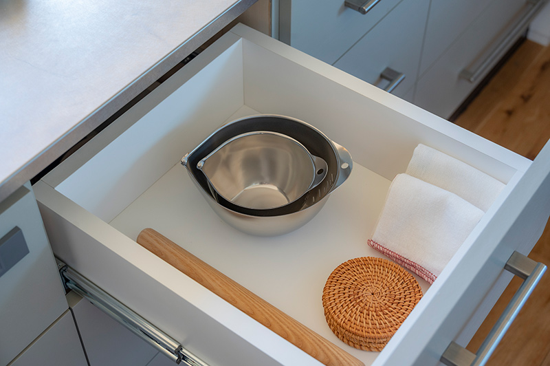 画像: 11cmと15cmは重ねて収納でき、場所をとらない