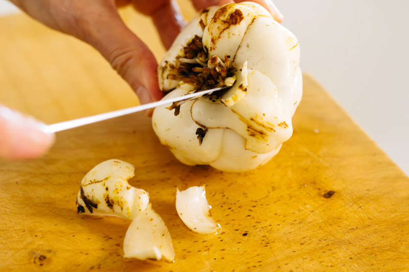 画像2: ゆり根の下処理