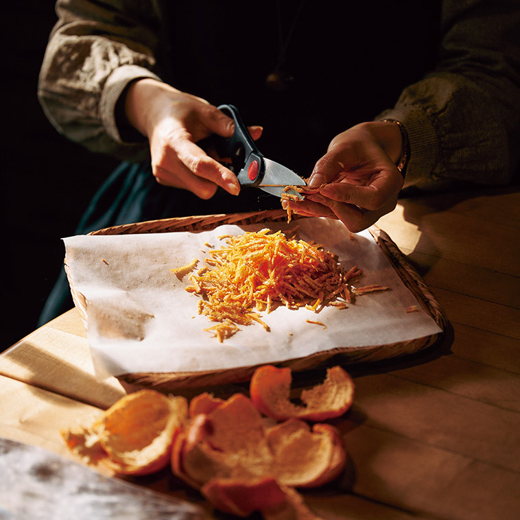 画像: 皮も捨てずに生かす