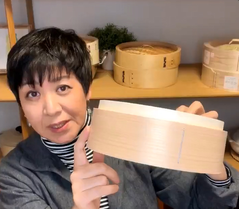 画像: 白木のせいろ。長時間蒸す方は、白木以上のものがおすすめ