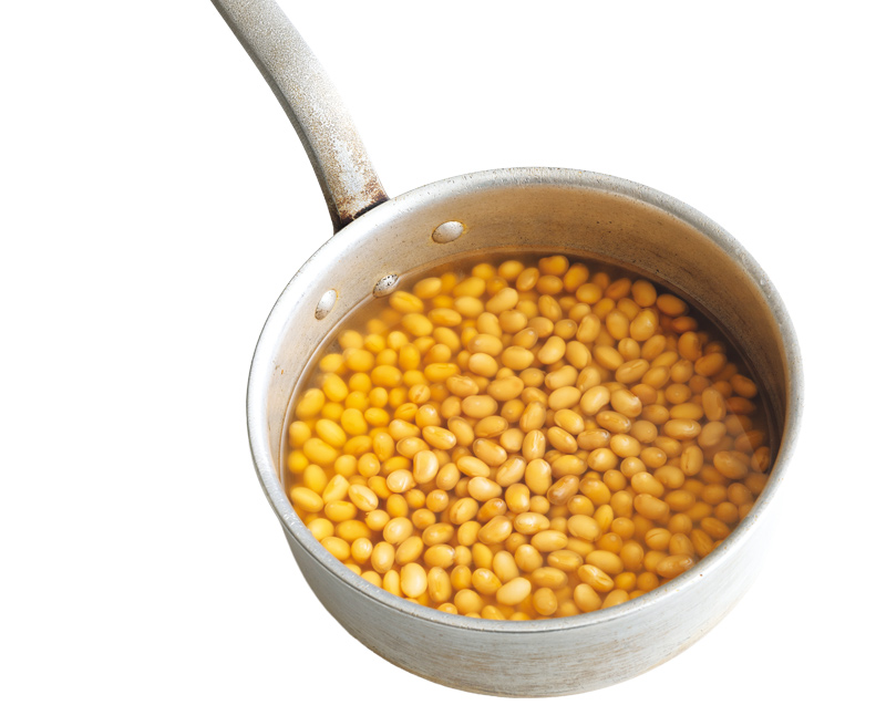 画像: ゆで汁のまま冷ます