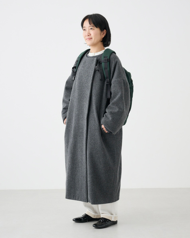 画像2: アウターとリュックの関係