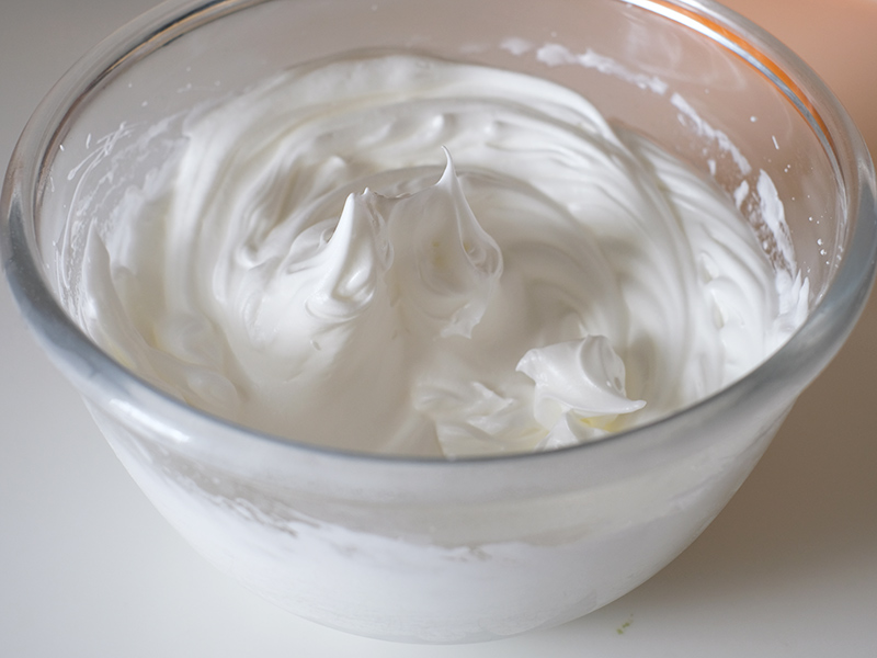 画像: メレンゲになった状態