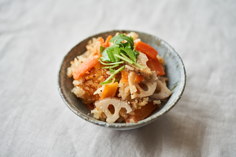 画像: 「酒粕とみその根菜ごはん」のつくり方