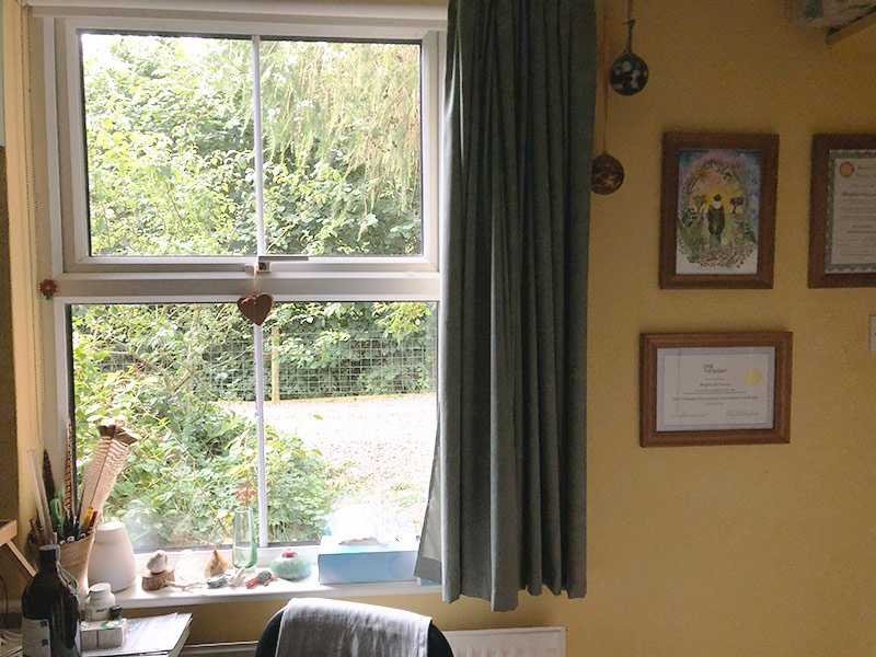 画像: ビギータの自宅内にあるハーブクリニック