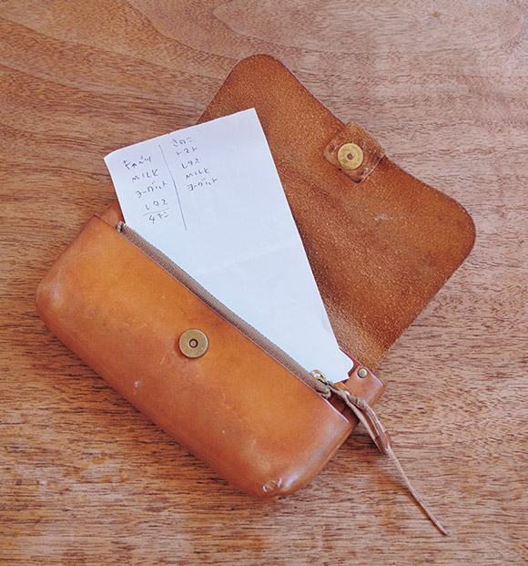 画像: ①買い物メモ