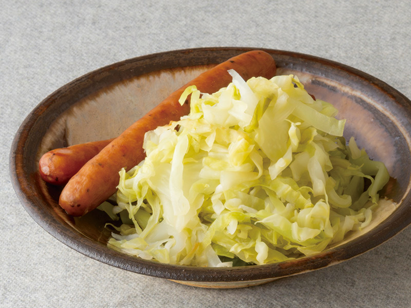 画像: キャベツ1/2を使って ザワークラウト風蒸し煮のつくり方