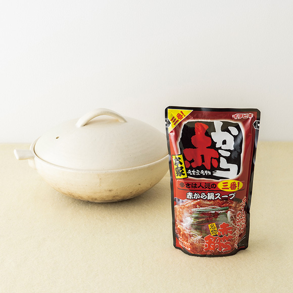 画像: ストレート赤から鍋スープ3番(720g)/イチビキ ☎0120-35-3230