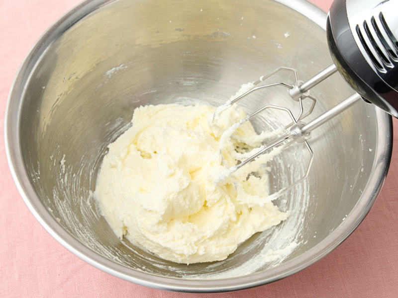 画像: 白くふんわりと混ざったところ