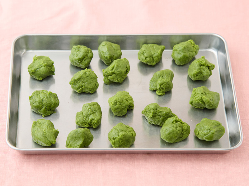 画像: 分けておくと丸める作業がスムーズに