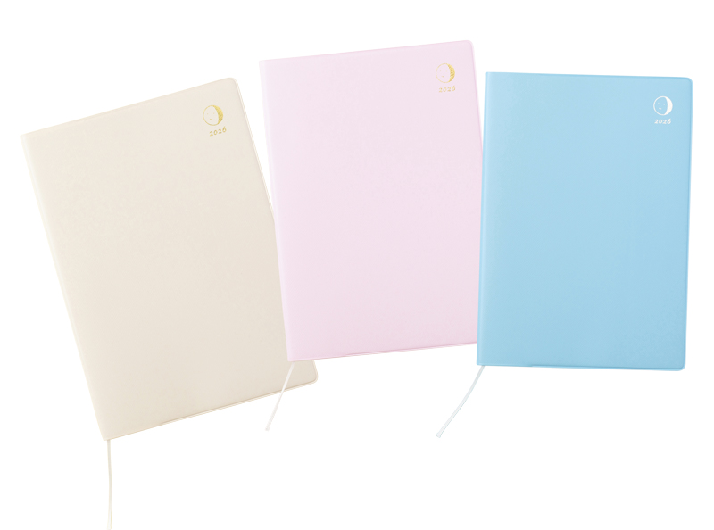 画像: 価格：2,200円　サイズ：W148×H210mm　カラー：月灯り、花吹雪、晴天　その他：208ページ、しおり紐：白