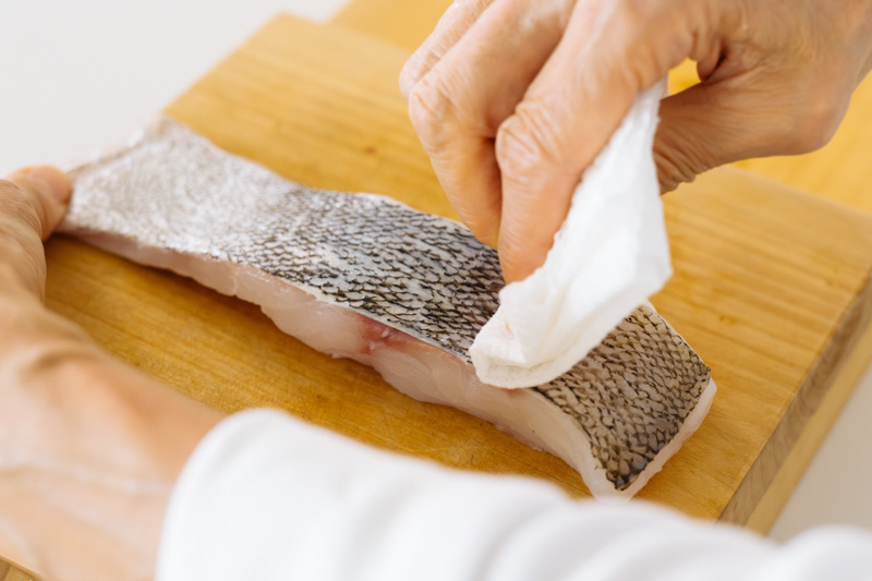 画像: たらの下処理