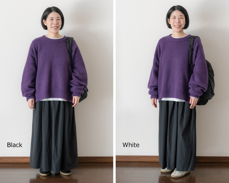 画像2: 【B.ニット＋E.スカート＋K.スニーカー】