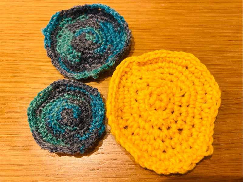 画像2: お正月にはじめたかぎ針編み。次の目標は「丸を編む」