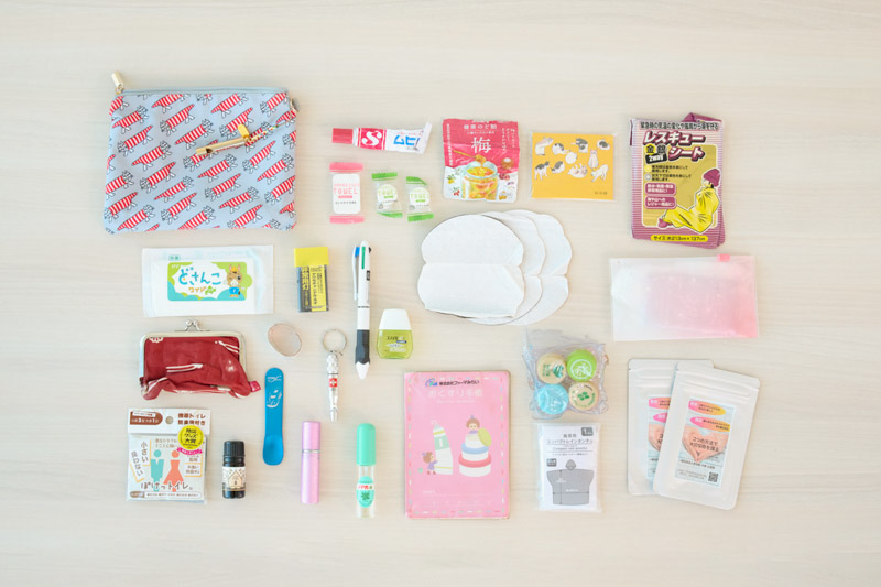 画像: 防災のプロ・辻さんのポーチの中身