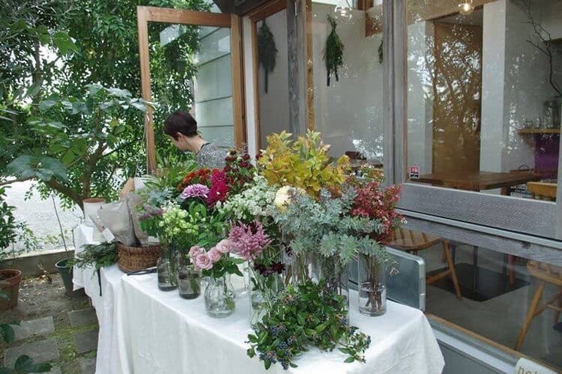 画像: 出張花屋を出店していた頃の吉原さん