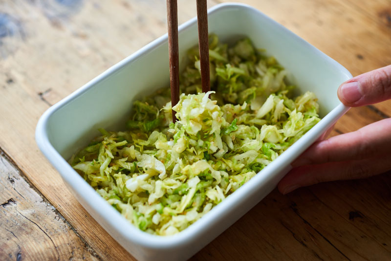 画像: 「ごまみそキャベツ」のつくり方