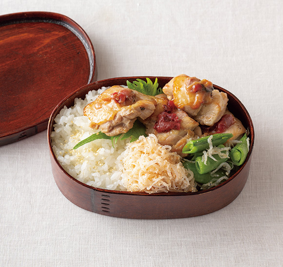 画像: 15分でつくる「鶏の梅照り焼き弁当」