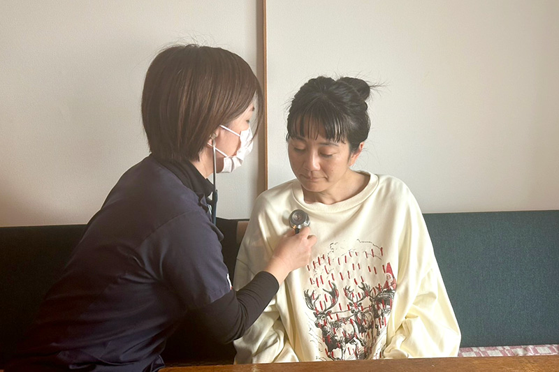 画像1: 肺炎で突然の入院