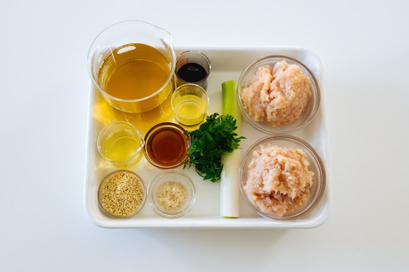 画像: 材料（団子12個分）