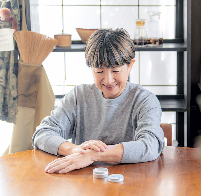 画像: 肌を乾燥から守り、保湿効果もあり