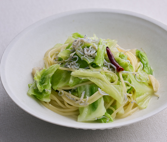 画像: 「キャベツとちりめんじゃこのパスタ」のつくり方