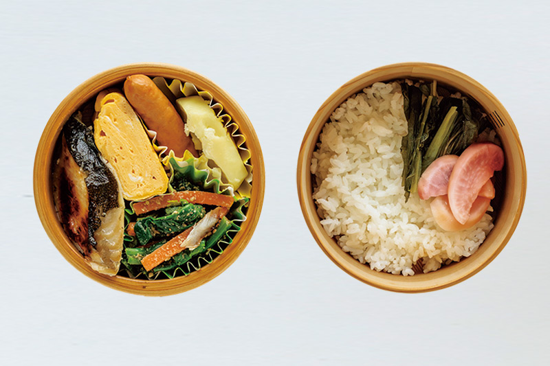 画像: オンライン担当・山崎果林さんのお弁当