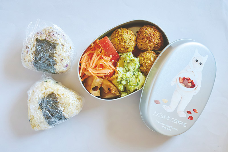 画像: デザイン補佐・広報担当・永井理菜さんのお弁当